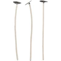 Lonten voor kaarsen in houder, Geschikt voor houders met een diameter van 20-65 mm, L: 10 cm, dikte 2 mm, 50 stuk/ 1 doos