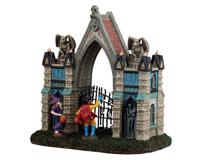 Halloweenminiatuur Gargoyle Gate 12x19x19 cm - Lemax