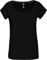 Kariban K384 Dames-t-shirt korte mouwen met boothals - thumbnail