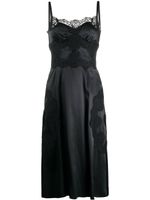 Dolce & Gabbana robe-nuisette en satin - Noir - thumbnail