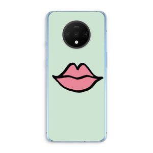 Kusje: OnePlus 7T Transparant Hoesje