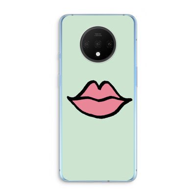 Kusje: OnePlus 7T Transparant Hoesje