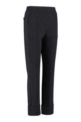 Iljas stripe trousers - dark blue/off white - 07014