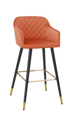 Barstoel Cavelli Oranje velvet