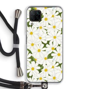 Summer Daisies: Huawei P40 Lite Transparant Hoesje met koord