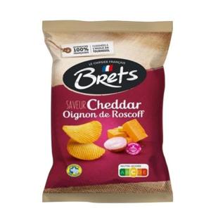 Brets Brets - Cheddar Roscoff (uien) Chips 125 Gram