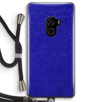 Majorelle Blue: Xiaomi Mi Mix 2 Transparant Hoesje met koord