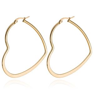 Cilla Jewels Dames oorringen Edelstaal Goudkleurig hartje