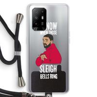 Sleigh Bells Ring: Oppo A94 5G Transparant Hoesje met koord