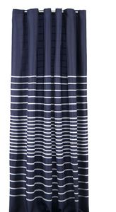 HEMA Douchegordijn 180x200cm Textiel Blauw/wit Streep