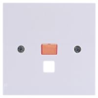 0638112  - Cover plate for switch/push button white 0638112 - thumbnail