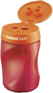 STABILO EASYsharpener, ergonomische 3 in 1 puntenslijper, rechtshandig, oranje, per stuk