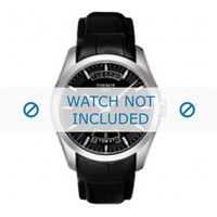 Horlogeband Tissot T0354101605100A XS / T610028591 Leder Zwart 22mm - thumbnail