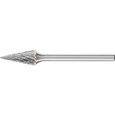PFERD TOOLS 21215083 Freesstift Hardmetaal Spitse kegel Lengte 43 mm Afmeting, Ø 6 mm Werklengte 13 mm Schachtdiameter 3 mm 1 stuks