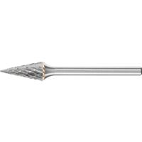 PFERD TOOLS 21215083 Freesstift Hardmetaal Spitse kegel Lengte 43 mm Afmeting, Ø 6 mm Werklengte 13 mm Schachtdiameter 3 mm 1 stuks