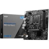 Moederbord - MSI - PRO H610M-E Intel H610 LGA 1700 micro ATX