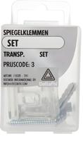 Spiegelklemmen set transp. set - Deltafix