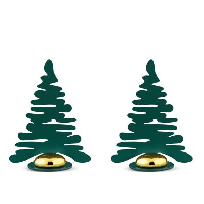Alessi BARK for Christmas Tree set place markers groen (2)