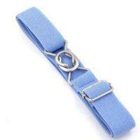 Candy-gekleurd 8-karakter clasp elastische gevlochten riem voor kinderen (hemelsblauw)