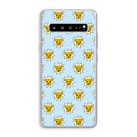 Leeuwenkoppen: Samsung Galaxy S10 5G Transparant Hoesje - thumbnail