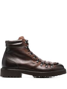 Doucal's bottines à lacets - Marron