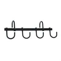 Hoofdstel poetsstang lang zwart