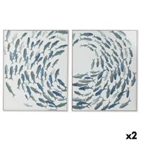 Canvas Home ESPRIT polyestyreen Canvas 82,5 x 4 x 102,5 cm