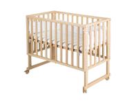 roba 3-in-1 co-sleeper babybed Safe Asleep (naturel gelakt)