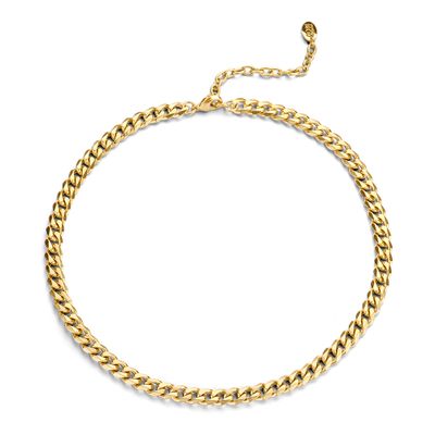 CO88 8CN-26212 Ketting Gourmet staal goudkleurig 7 mm 40-47 cm