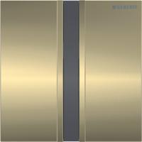 Bedieningsplaat Geberit Type 50 Met Batterijvoeding Round Easy To Clean Geborsteld Messing