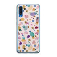 Terrazzo Memphis Pink: Samsung Galaxy A50 Transparant Hoesje