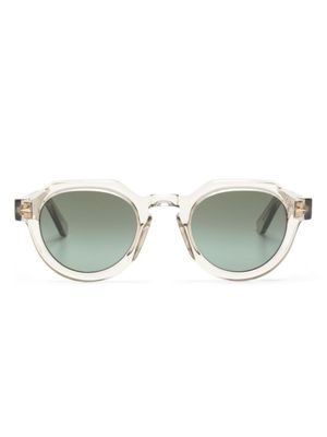 Ahlem lunettes de soleil teintées à monture ronde - Blanc