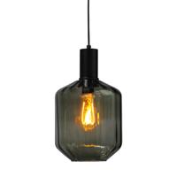 Masterlight Hanglamp zwartPorto met Jagger green glas - Ø 19cm - 2710-05-05-10