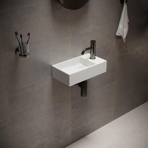 Fontein Ideavit Solidcube 40x22x10 cm Solid Surface Mat Wit Ideavit