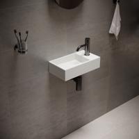 Fontein Ideavit Solidcube 40x22x10 cm Solid Surface Mat Wit Ideavit