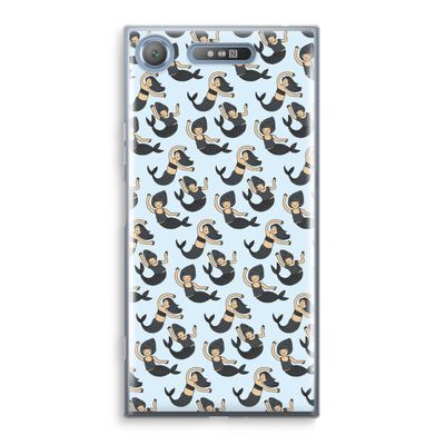 Zeemeermin: Sony Xperia XZ1 Transparant Hoesje