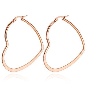 Cilla Jewels Dames oorringen Edelstaal Rose hartje