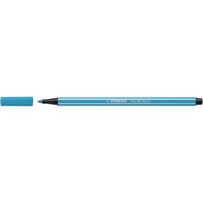 Viltstift stabilo pen 68/031 m neon blauw | 10 stuks