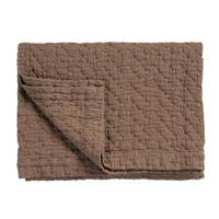Pure 10 Sprei Brownie | 180 cm x 260 cm | Bruin | Katoen