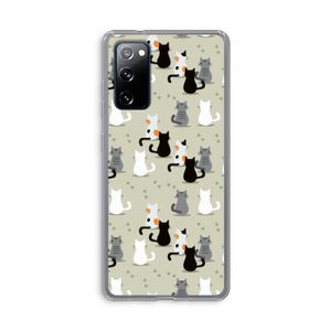 Katten: Samsung Galaxy S20 FE / S20 FE 5G Transparant Hoesje