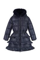Le Chic winter winterjas meisjes - navy blauw - Blight - ruffle