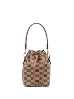 Moreau monogram-print bucket bag - Marron - thumbnail