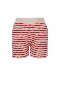 LOOXS Little Meisjes short gestreept - Rood