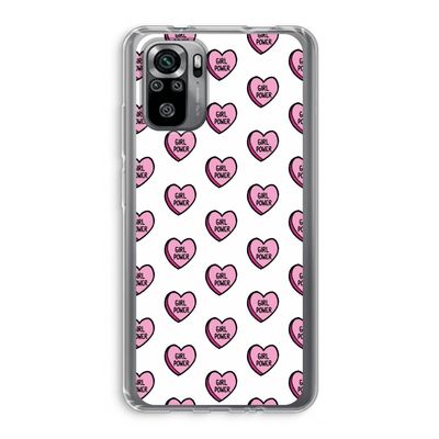 GIRL POWER: Xiaomi Redmi Note 10S Transparant Hoesje