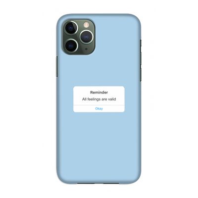 Reminder: Volledig geprint iPhone 11 Pro Hoesje