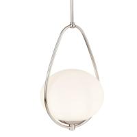 Searchlight HanglampAvalon met wit glas - 9171-1SS