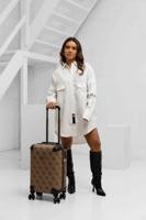 Guess Berta Travel Trolley Dames Bruin - Maat One Size - Kleur: Bruin | Soccerfanshop