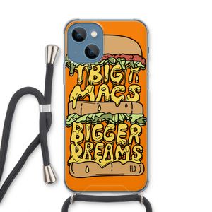 Big Macs Bigger Dreams: iPhone 13 Transparant Hoesje met koord