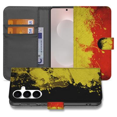Samsung Galaxy S25 FE Bookstyle Hoesje Belgische Vlag Met Pasvak