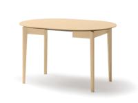 Verlengbare eettafel PLOTY 90>210 cm lichte eik